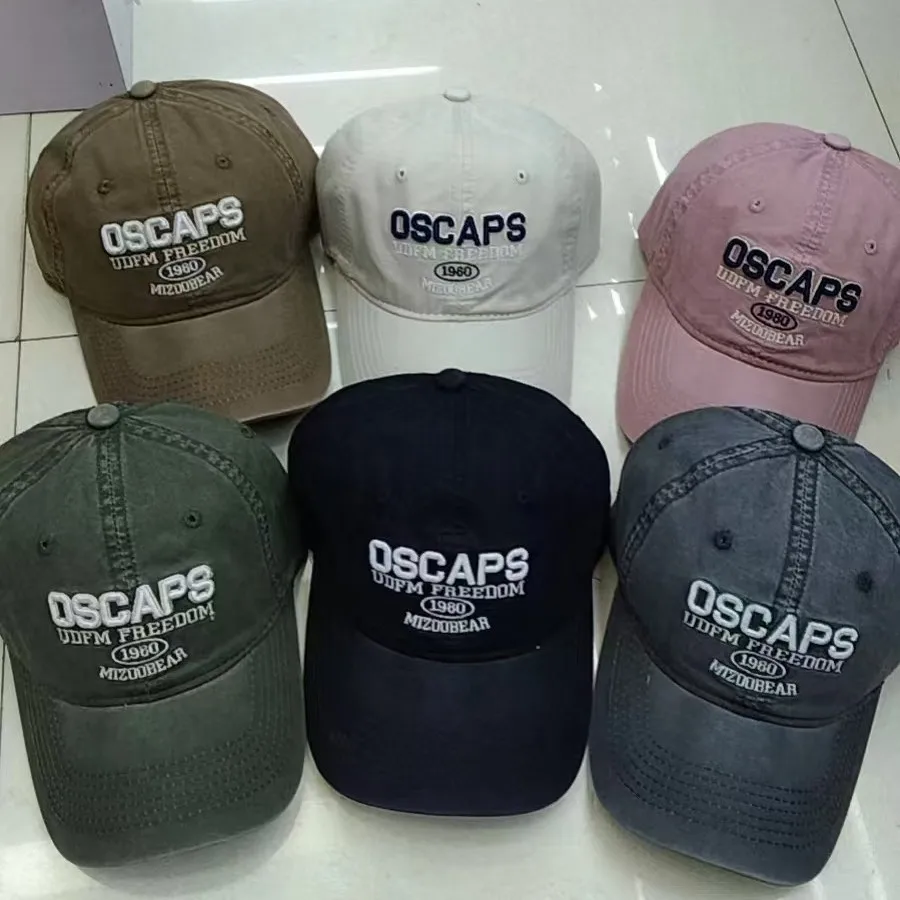 Personalized Exquisite Ripped Craft Baseball Cap English Letter Embroidered Hat Outdoor Breathable Cool Cap for Men Women