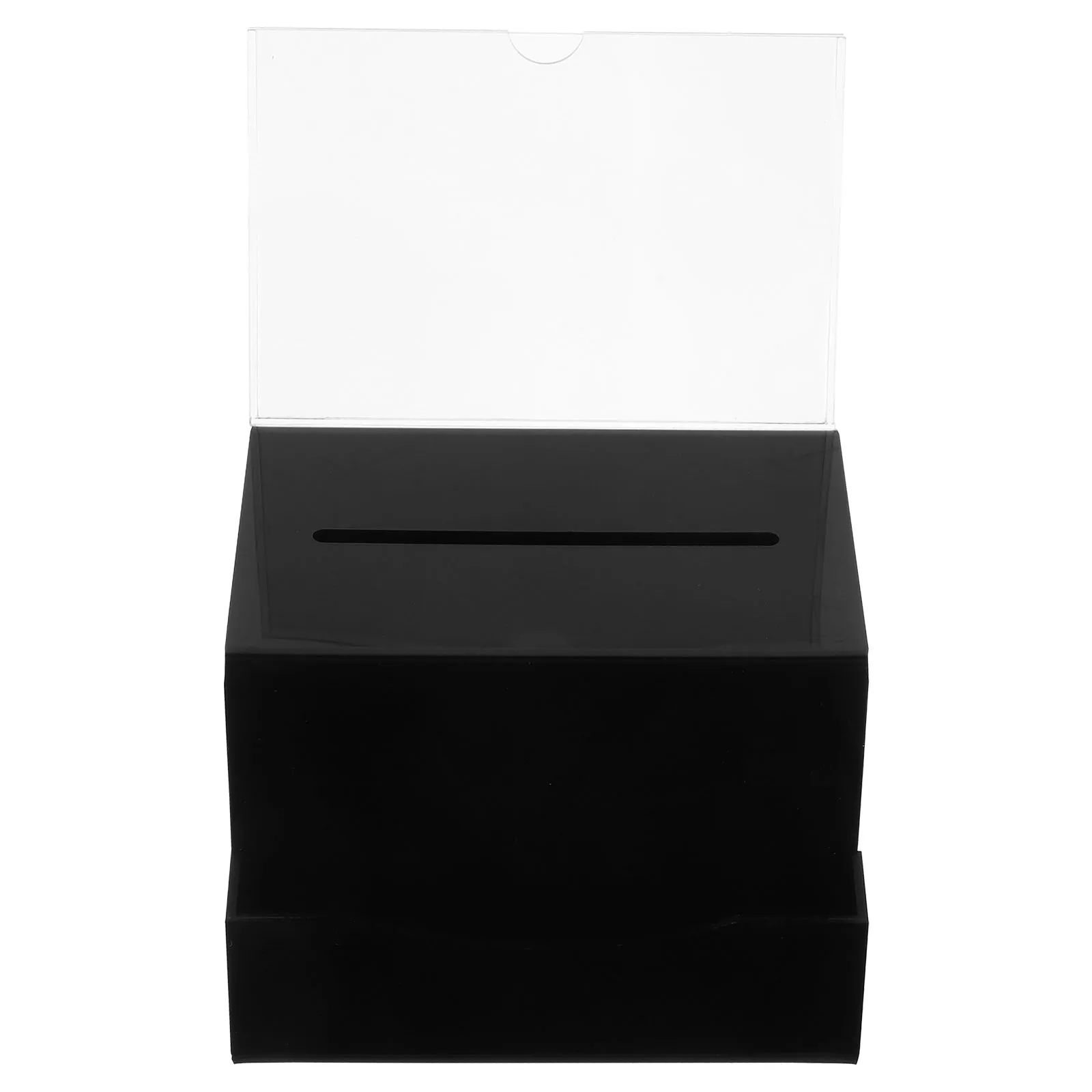 

1 Set Acrylic Voting Box Lockable Donation Box For Fundraising Suggestion Complain Letter Collection Multi-Functional Ballot
