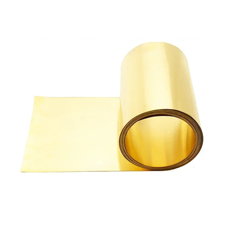 Brass Sheet Brass Flat Thick 0.1-0.8mm Width 10-200mm Brass Metal Thin Sheet Foil Plate customize