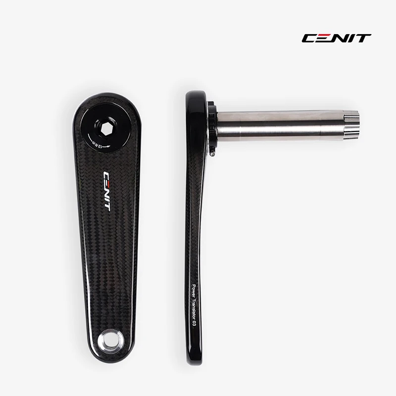 

CENIT PT03 Новые карбоновые шатуны для шоссейного велосипеда, ось 24 мм из титана, сверхлегкие, совместимы с датчиком мощности