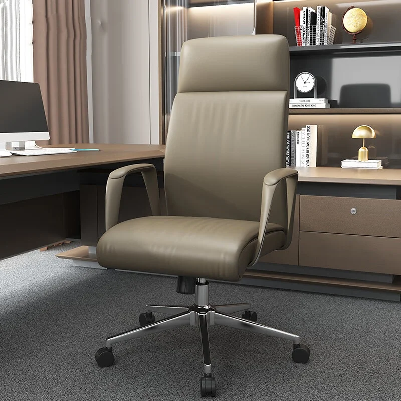 كرسي مكتب جلدي للمؤتمرات مريح للدراسة والكمبيوتر كرسي فردي دوار من الدرجة الكبيرة أثاث Silla Oficina #3
