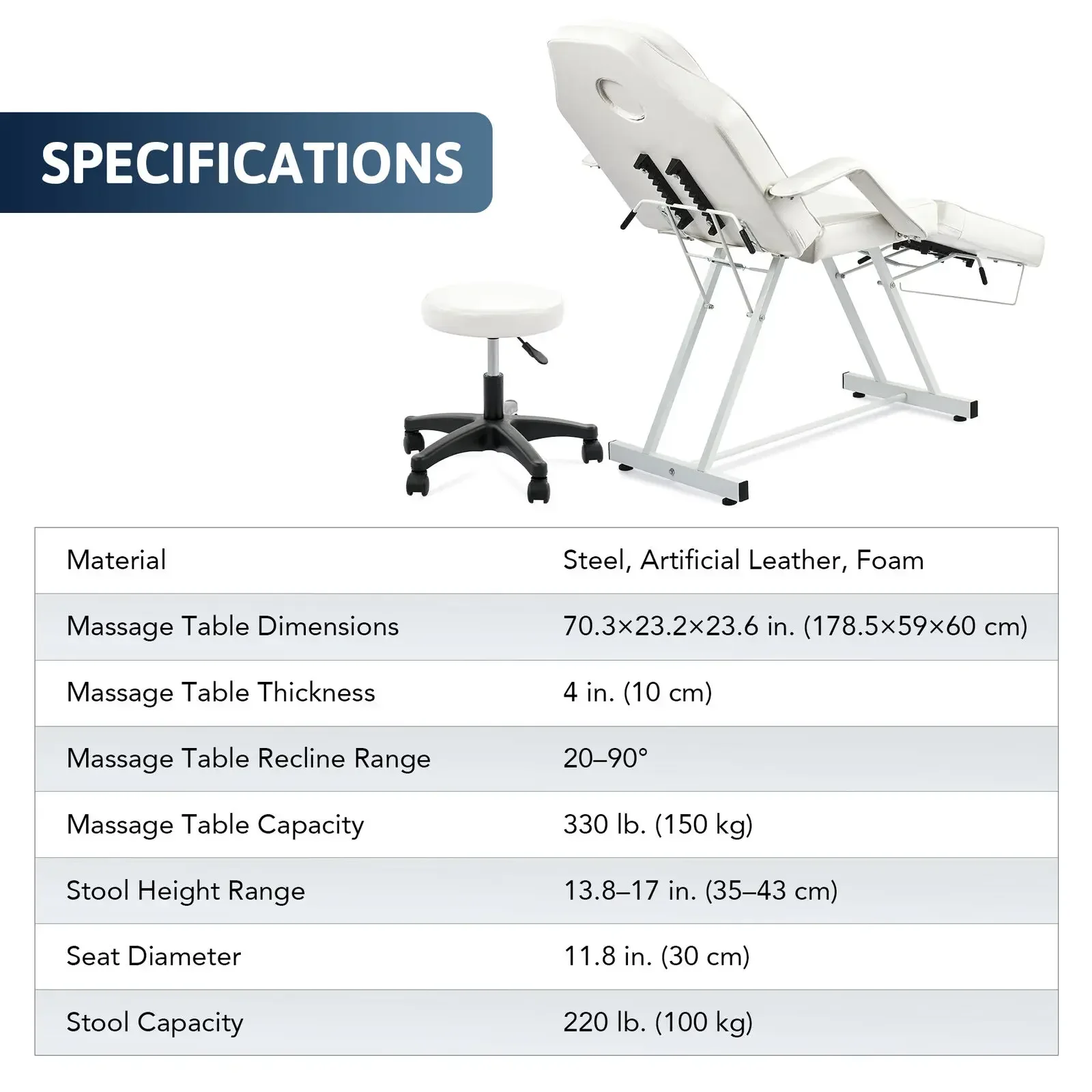 Adjustable Massage Table Portable Tattoo Lash Pedicure Massage Bed Salon Tattoo Chair Lash Bed Massage Bed Lettino Estetista