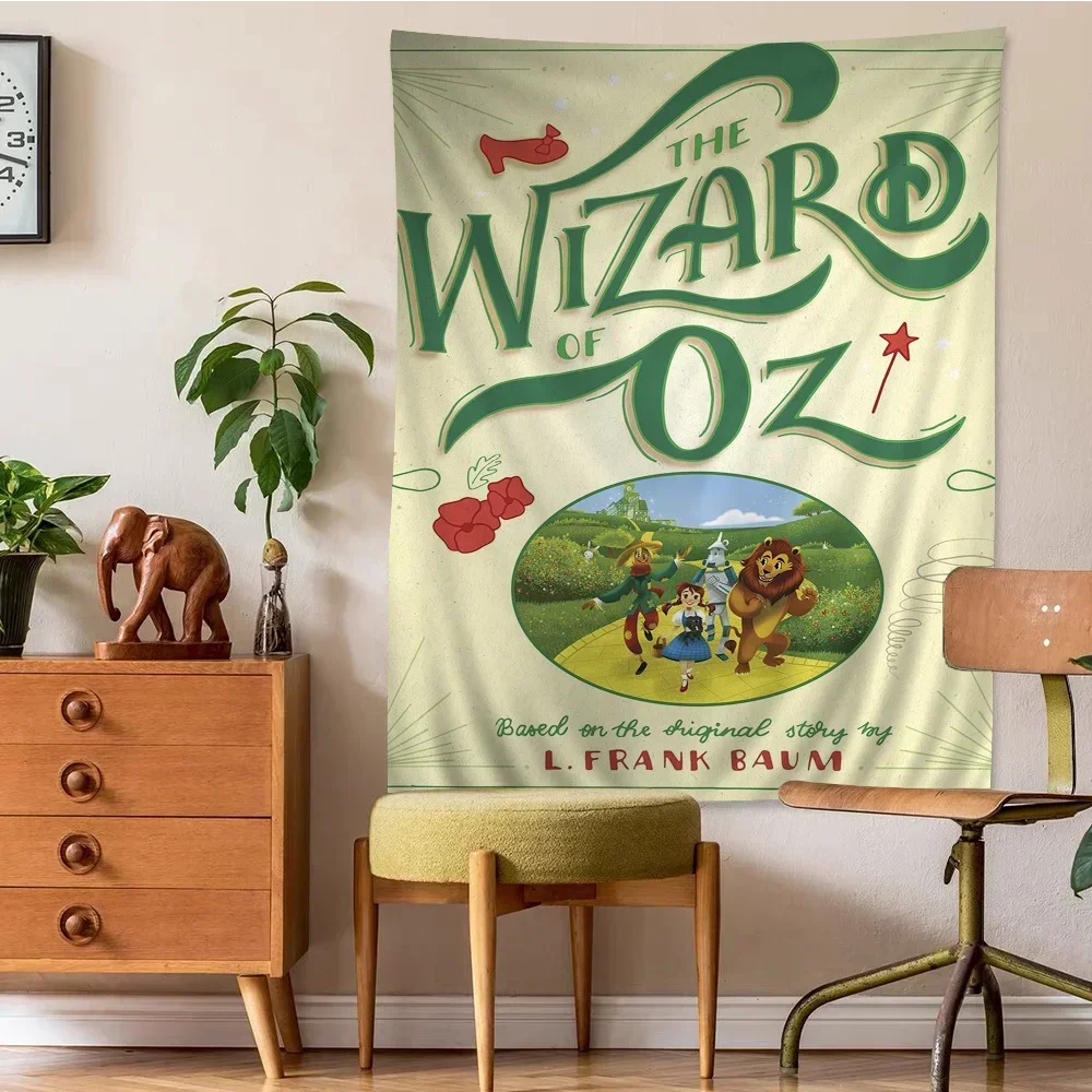 The W-Wizard of O-Oz Hippie Wall Hanging Tapestries for Living Room Home Dorm Decor Art Home Decor