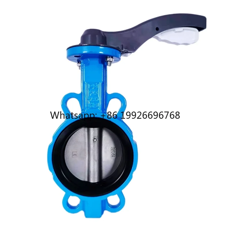 

Wholesale OEM DN50-DN600 Ductile Iron Body Manual Wafer Type Butterfly Valve SS304 Stem EPDM/NBR Seal Ring for Water ISO9001 CE