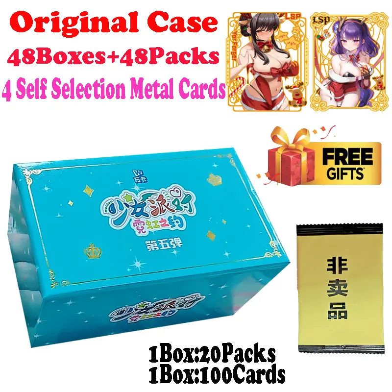 2024 Newest Maiden Party 5 Collection Card Waifu Booster Box ACG CCG TCG Doujin Toys Chrismas Hobbies Gift