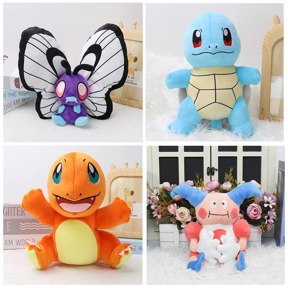 Pokemon GenerationⅠPlush Toy Psyduck Squirtle Bulbasaur Charizard Gyarados Magikarp Articuno Zapdos Moltres Stuffed Doll Gifts