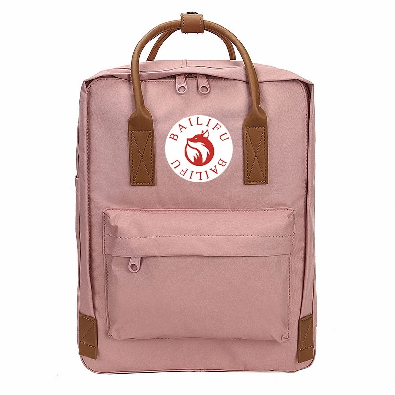 حقيبة ظهر من النايلون فوكس من الجيل الثاني مقاومة للماء للنساء والفتيات والطلاب حقيبة كمبيوتر للسفر والمدرسة واسعة