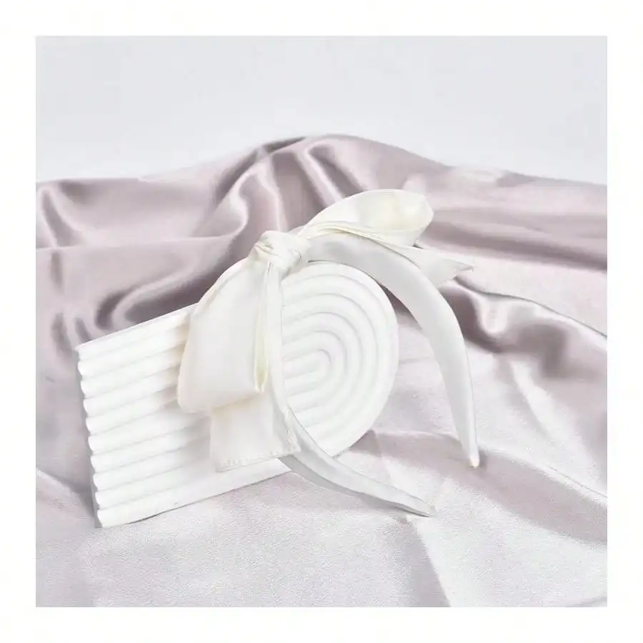 

Knotted Bow Headbands For Women And Girls - White Hair Accessories With Bowknot Hair Bands And Bows