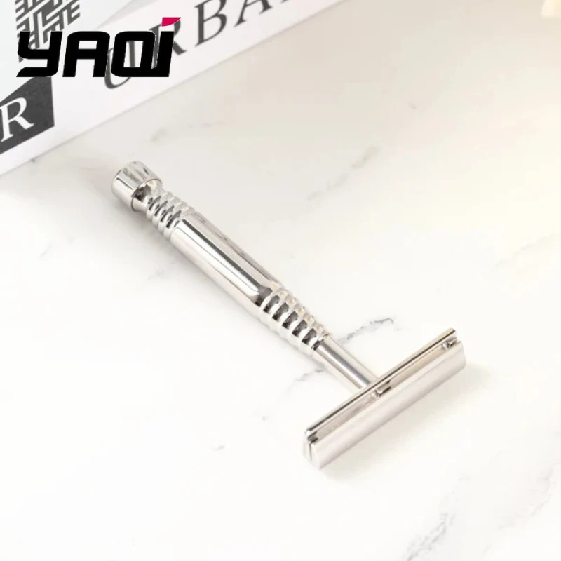 

YAQI Romulus Razor with Magnet Stainless Steel Double Edge Safety Razor for Men And Women Classic Handle
