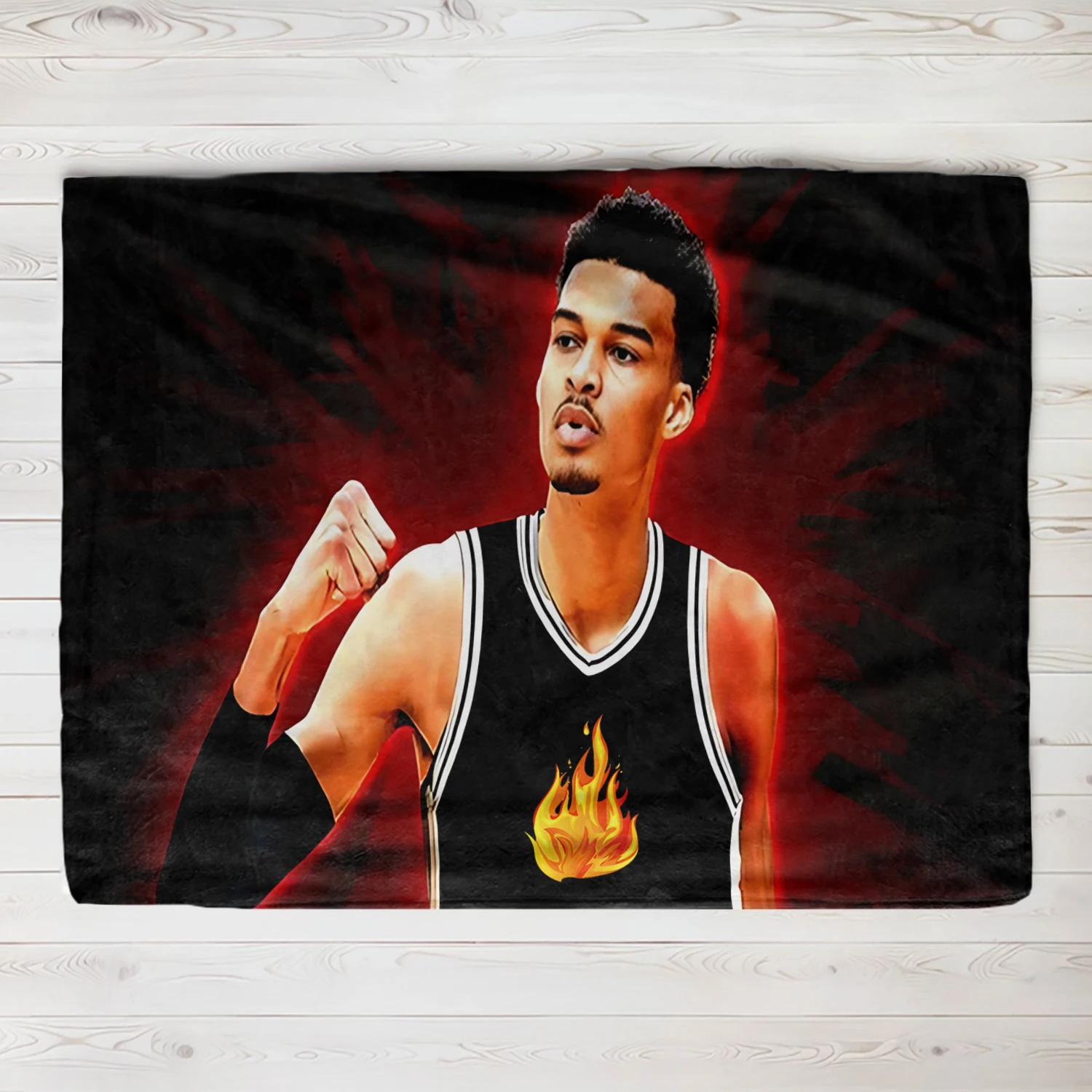 Victor Wembanyama France SAS Famous Basketball Star  Blankets for Bedding sofa Ultra-Soft Bedroom small blanket  convenient