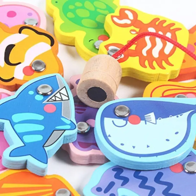 F19F 1 ชุดเกมตกปลาสำหรับของเล่นปลาอัจฉริยะที่มี 2 ก้านตกปลามีสีสันสดใส