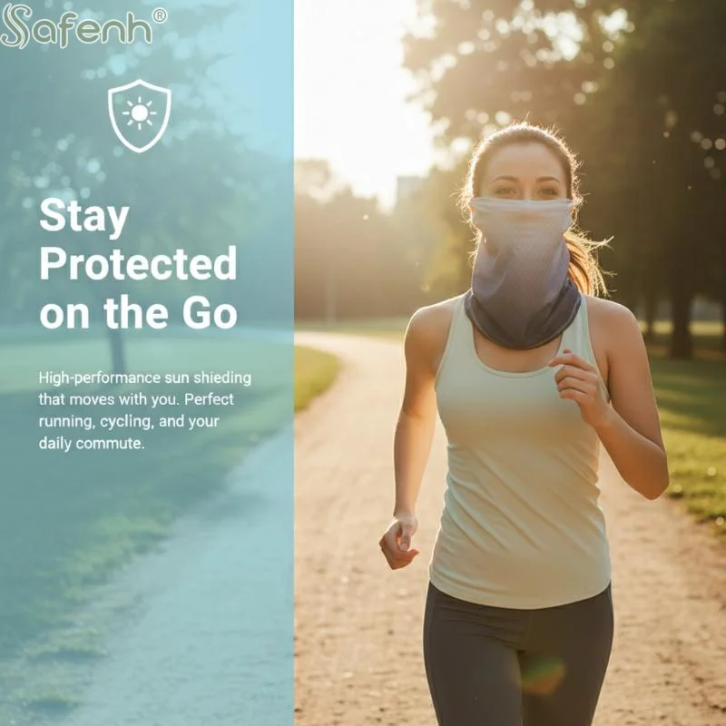

Cycling Mask UV Sun Protection Breathable Neck Protector Outdoor Sports Face Cover for Running Summer Essentials