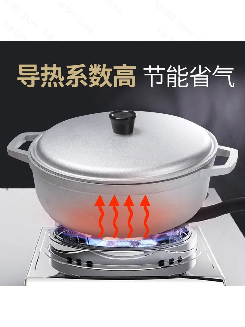 2026 New 20 22 24 26cm Die Cast Aluminum Pot Kitchen Aluminum Cookware Set Hot Sale For Export Europe America Countries