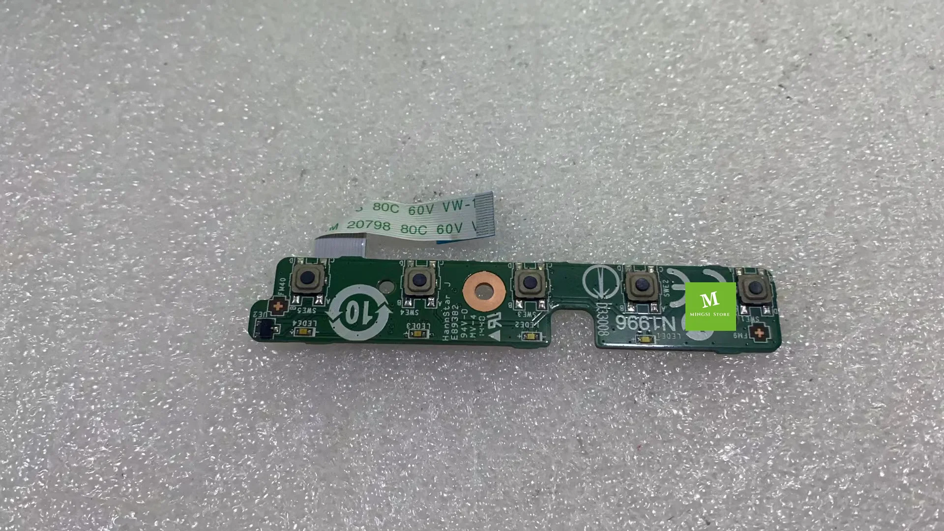 GENUINE FOR MSI GT72VR 6RE GT72 DOMINATOR PRO MEDIA POWER BUTTON BOARD MS-1785E MS-1781E