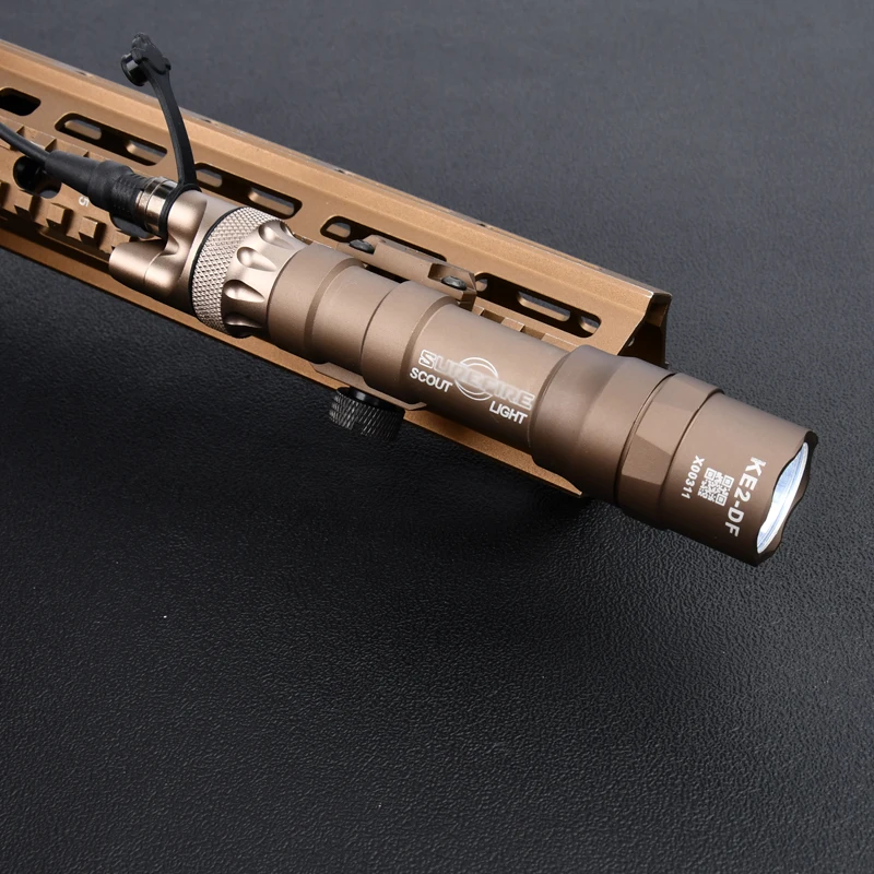 Surefir-High Power Hunting Rifle Lanterna, Airsoft, Tático, M600, M600DF, 1400Lumens, Picatinny Rail, 20mm