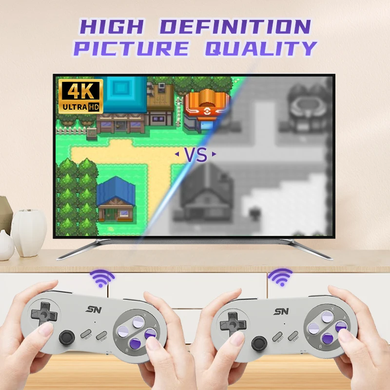 وحدات تحكم ألعاب الفيديو لـ NES ، SNES ، عصا التحكم مع الروك ، سوبر نينتن ، آلة ألعاب قديمة ، عصا 16 بت