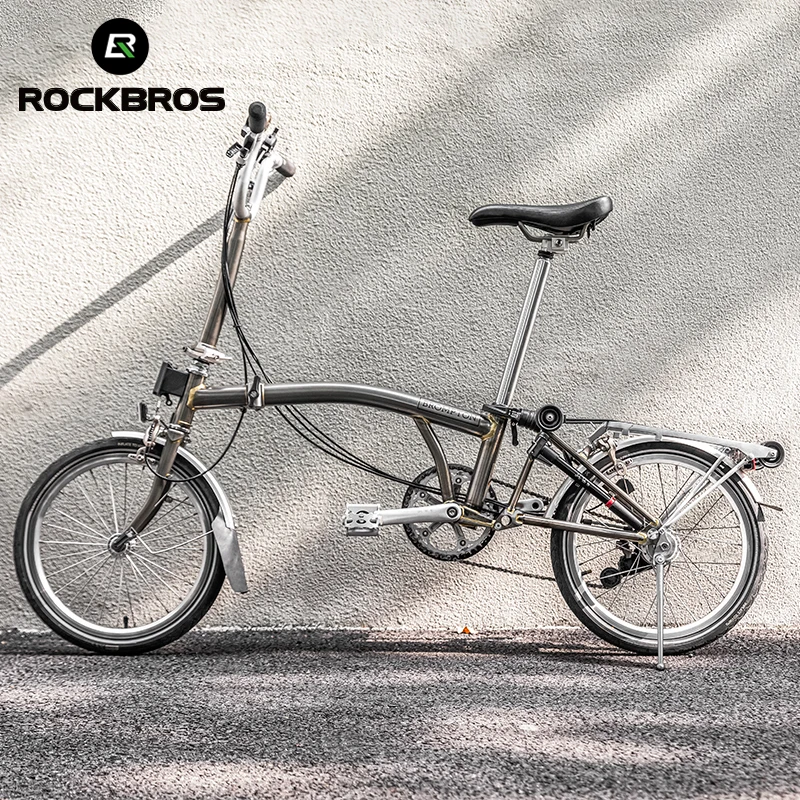 ROCKBROS-Folding Kickstand De Bicicleta, Suporte Ultraleve Pé, Bike Kickstand, Suporte De Estacionamento, Apoio Para Os Pés, Acessórios De