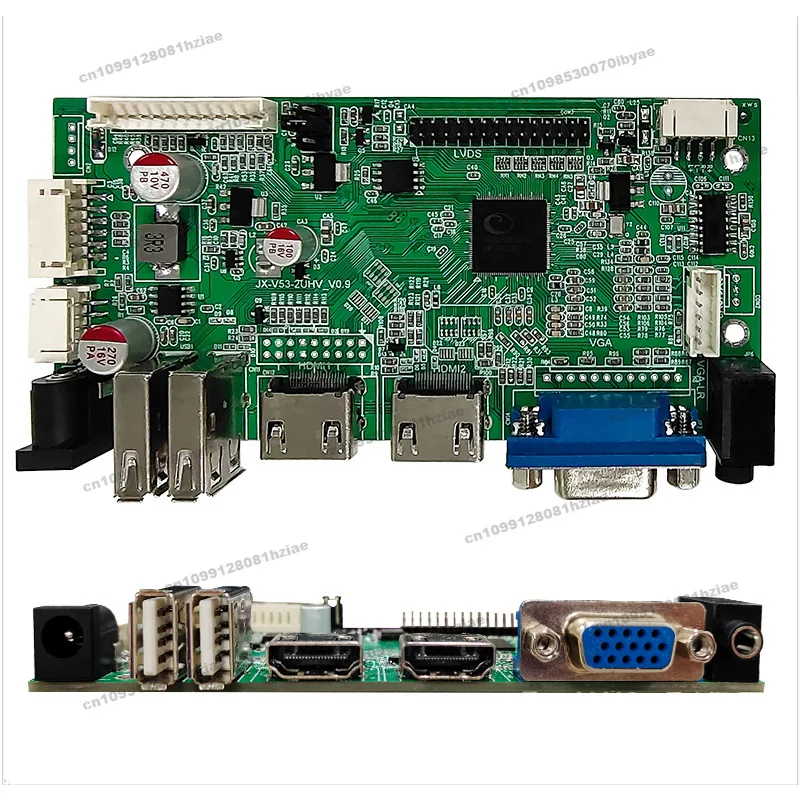 Suitable for V53 High Definition LCD Driver Board 2 * HDMI + 2 * USB + VGA + Built-in Two AV Reversable Screen