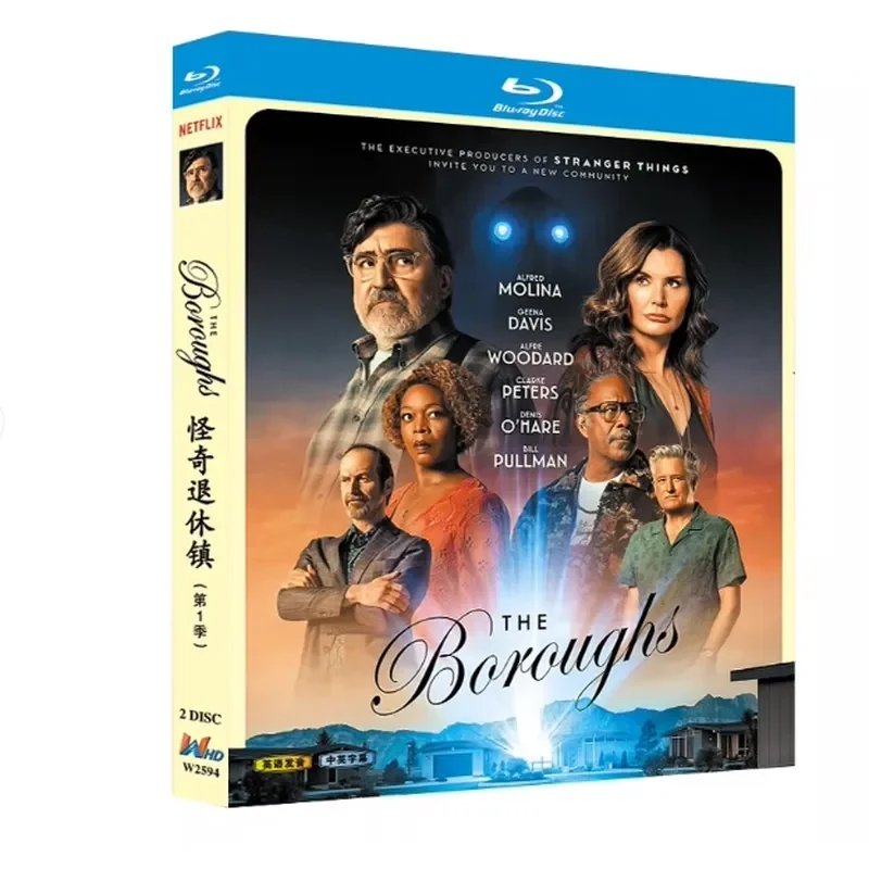 

Blu-ray BD Disc High Definition American Drama Weird Retirement Town Season 1 2026 2 Discs with Chinese Subtitles
