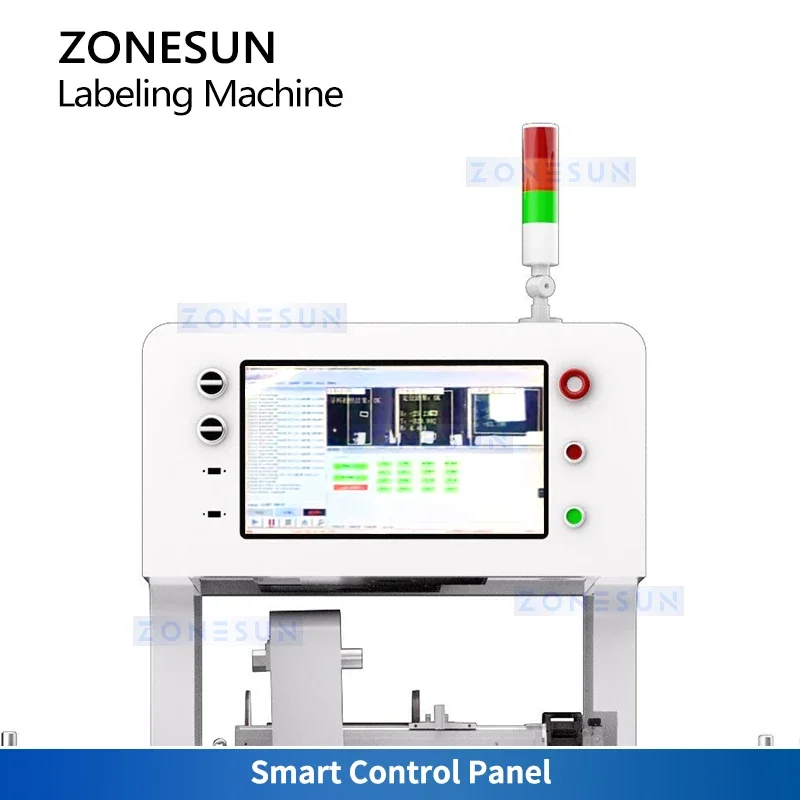 ZONESUN High Precision Flat Surface Labeler CCD Visual Inspection Labeling Machine Custom Labeling System ZS-STB2