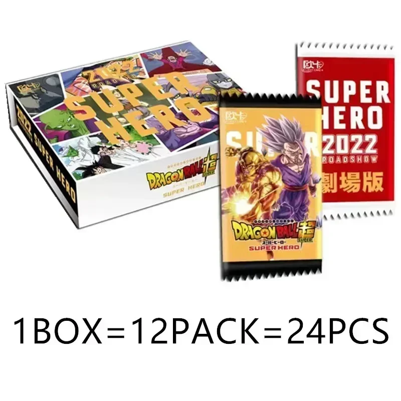 anime Dragon Ball Cards Shiny Son Goku Saiyan Vegeta Anime Trading Battle Booster Box Game Children Collection Card Gift Toy