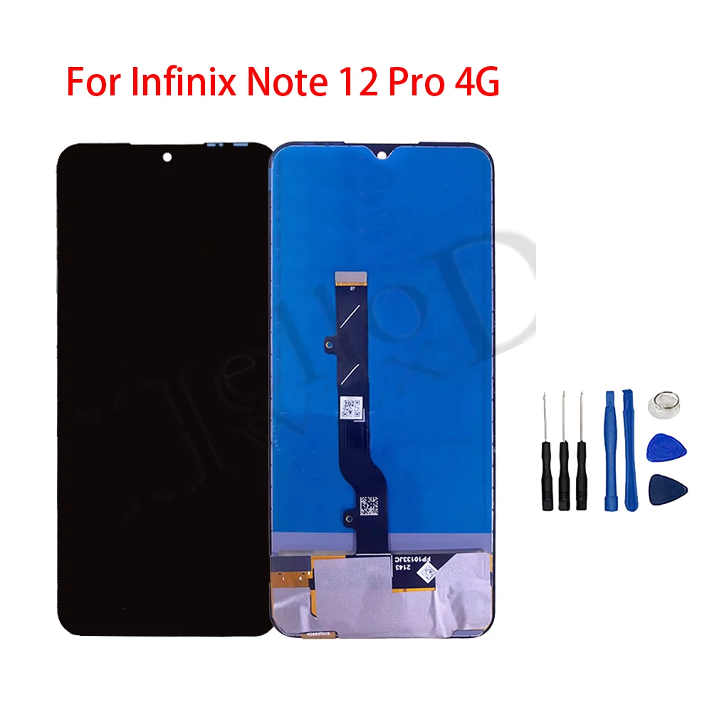 

100% Tested For Infinix Note 12 Pro 4G X676B LCD Display Touch Screen Digitizer Assembly Replacement Parts +Tools