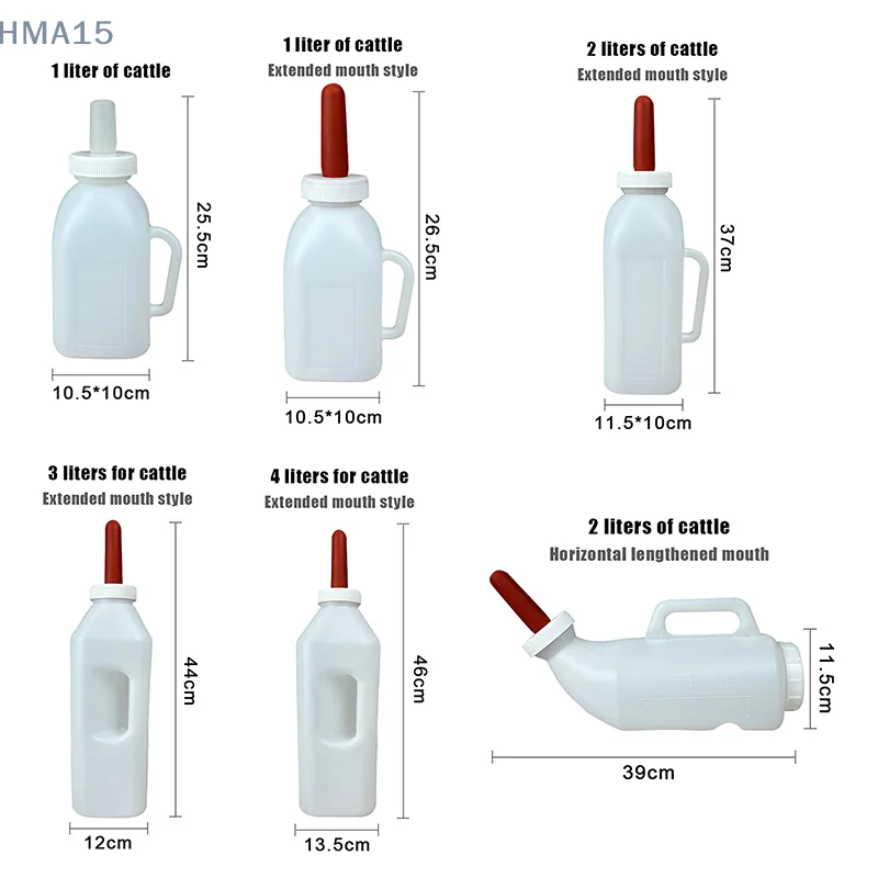 Calf Milking Nipple Bottle, Durable Feeding and Milking Replacement for your Livestock