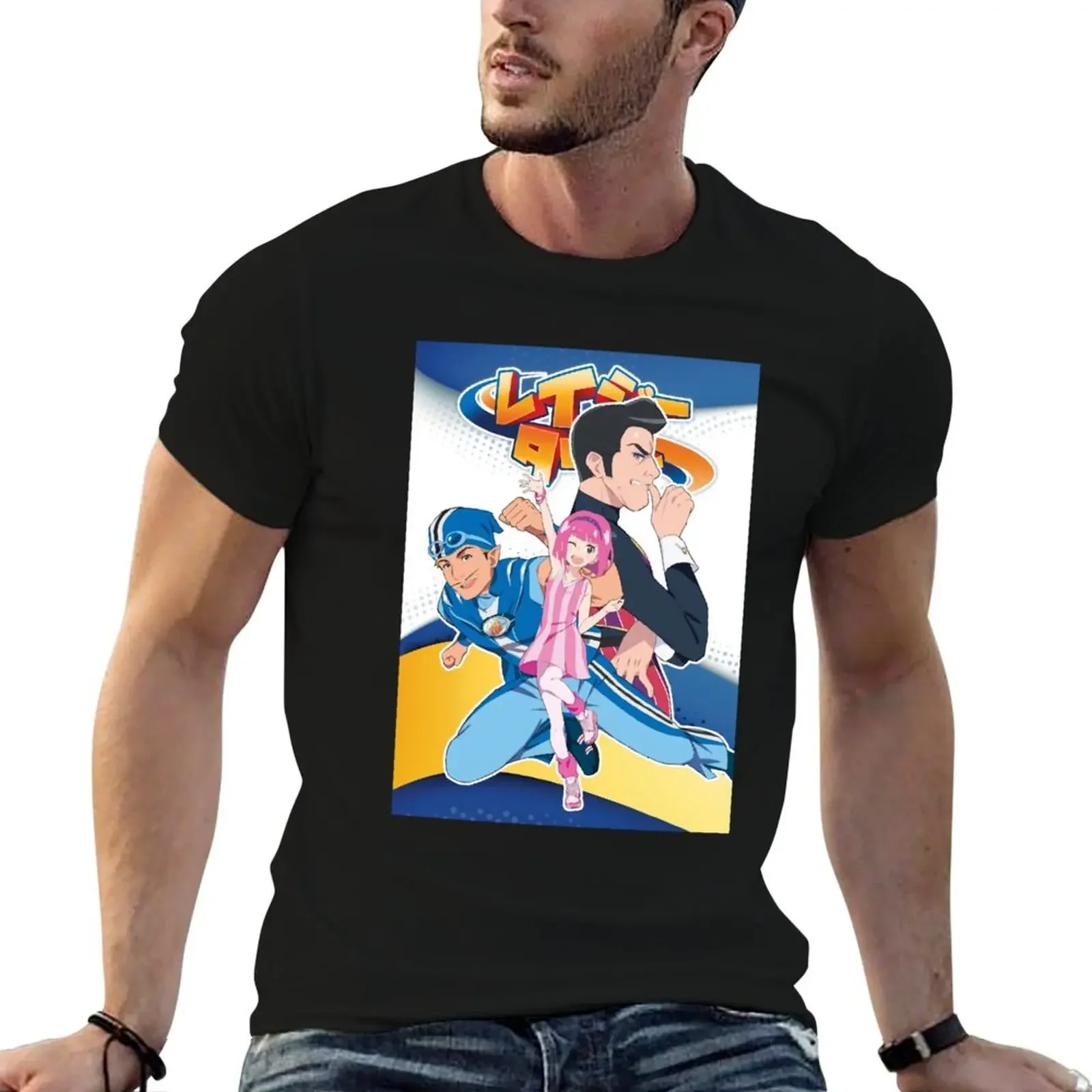 

lazytown T-Shirt cute clothes oversized graphic tee anime tshirt clothing for men