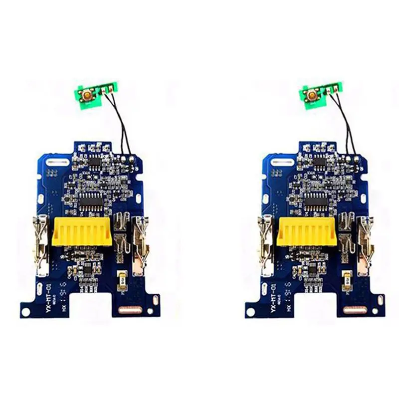 

AB46-2Pcs BL1830 Li- Battery BMS PCB Charging Protection Board For 18V Tool