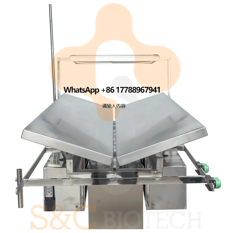 

Veterinary Hospital Medical Equipment Stainless Steel Surgical Table Motor Control V Shape Table Animal Operating Room