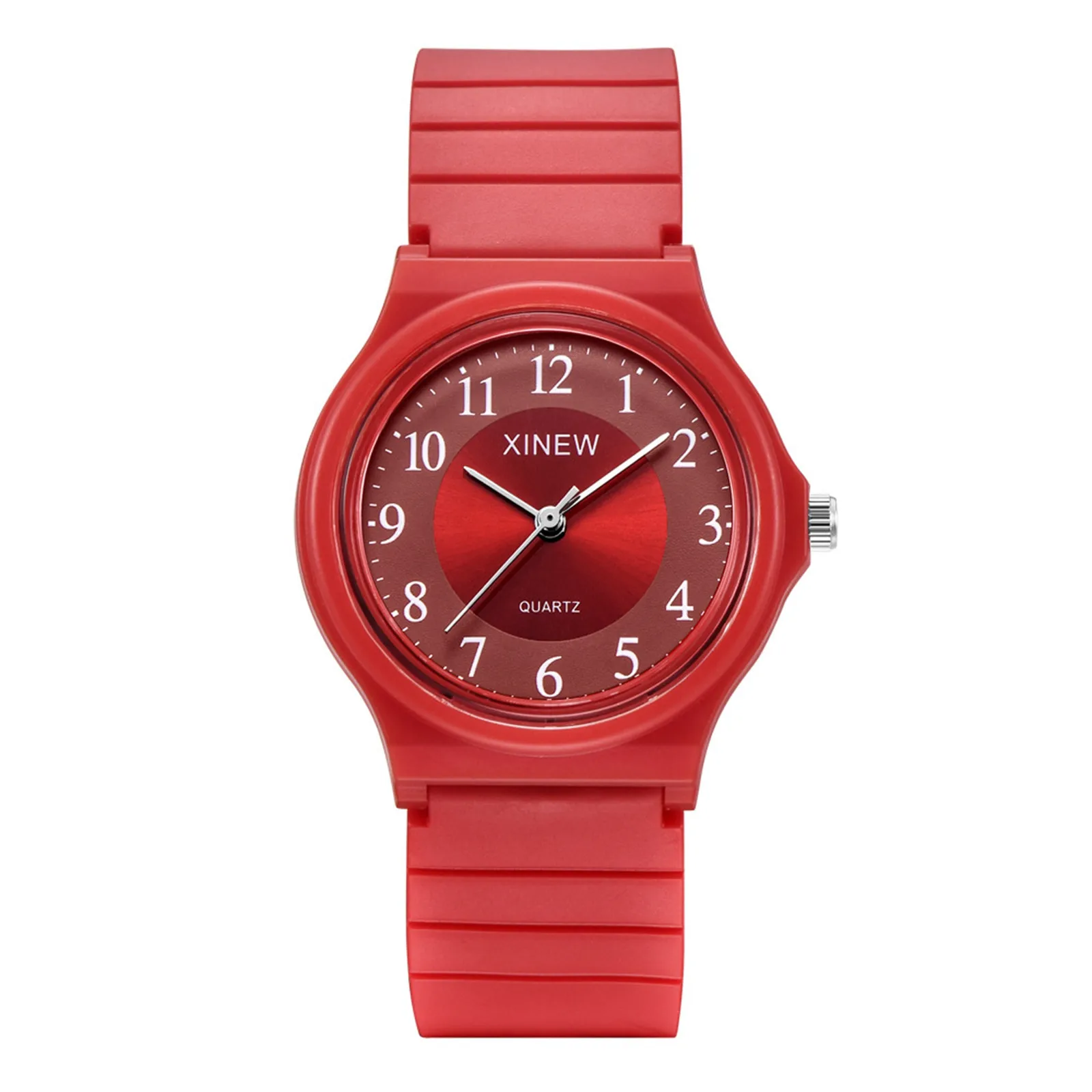 Ultra-thin Unisex Children Watch Silicone Sports Watch Analog Quartz Wristwatch