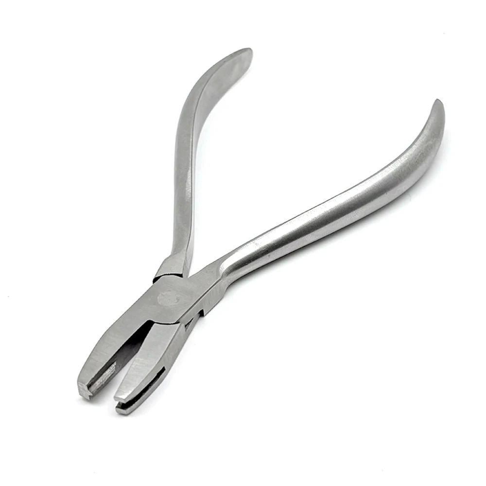 จัดฟันลวดดัดคีมทันตกรรม V หยุด LOOP FORMING เครื่องมือสแตนเลสคีมสําหรับ Lab ใช้