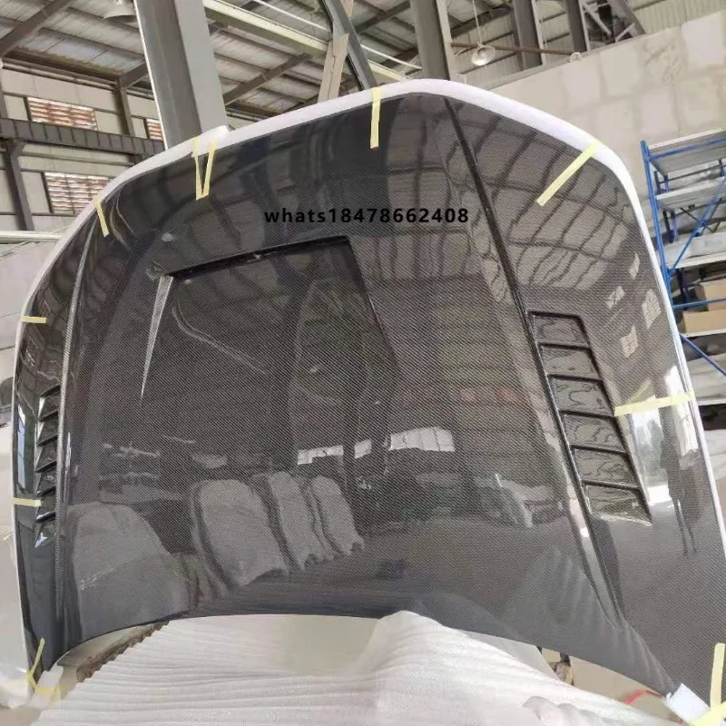 

New Carbon Fiber Hood for A3/S3/RS3 (2018-2020)-Screw-On Installation with Screws Black 1 Year Warranty Retrofit/Upgrade