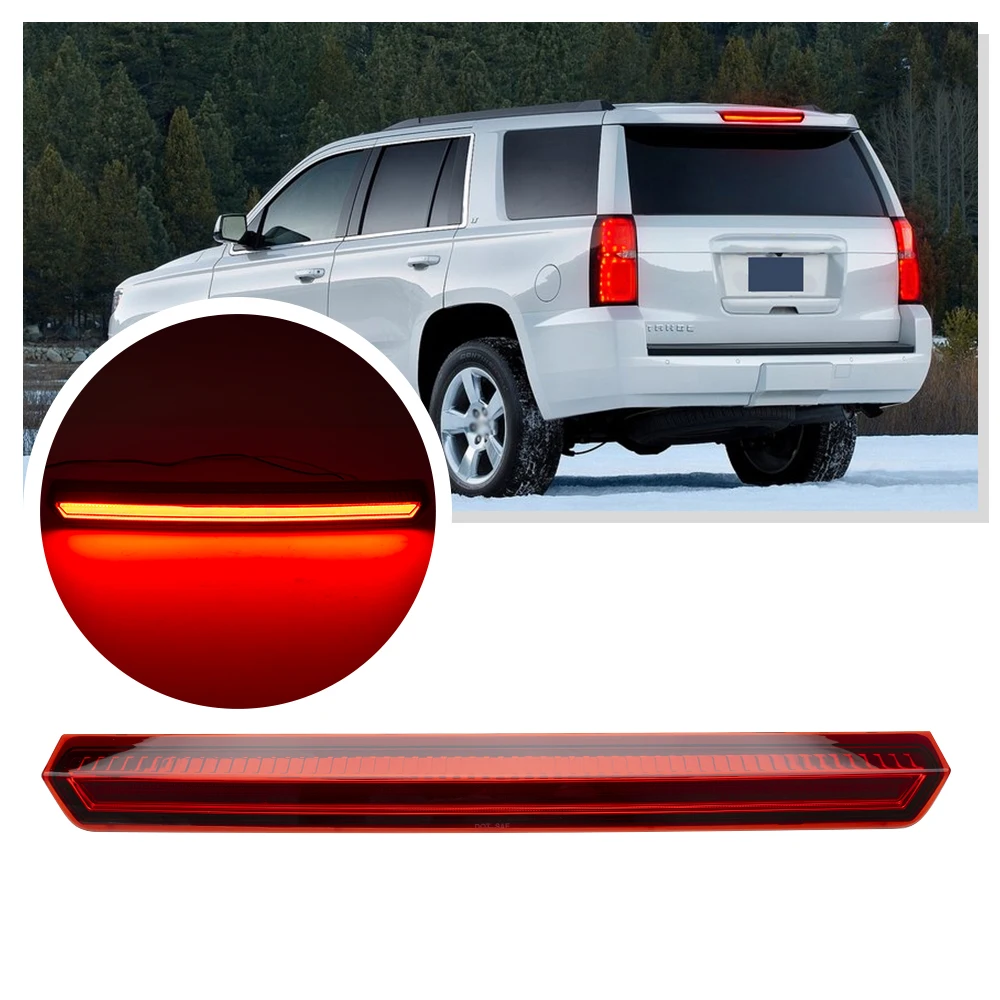 

Светодиодный задний стоп-сигнал высокого уровня с высоким креплением третьего центра, задний стоп-сигнал для Chevrolet Tahoe Suburban 2015-2020 гг.