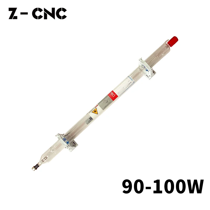 Reci 90-100W T2/W2 CO2 Tubo Del Laser di Lunghezza 1250 millimetri di Diametro 65/80 millimetri Sostituzione Z2 V2 S2 EFR F2 SPT C90 Wesson 1250T7 Z-CNC