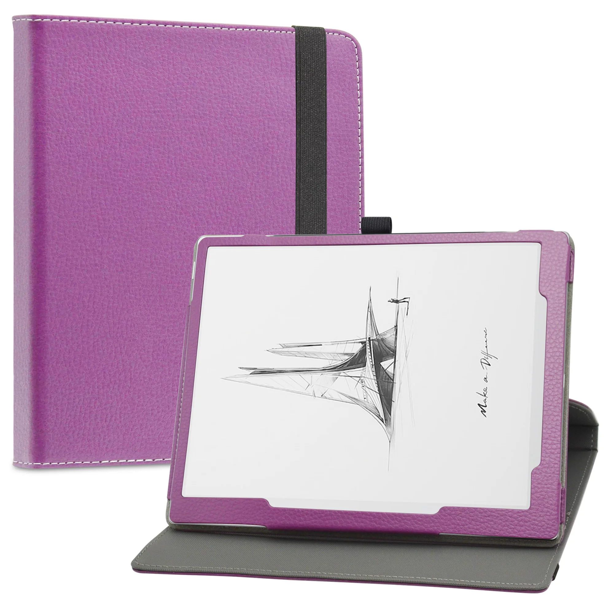 

Вращающийся на 360 градусов чехол из искусственной кожи для планшета BOOX Go ePaper 10,3 дюйма 2024 ePaper