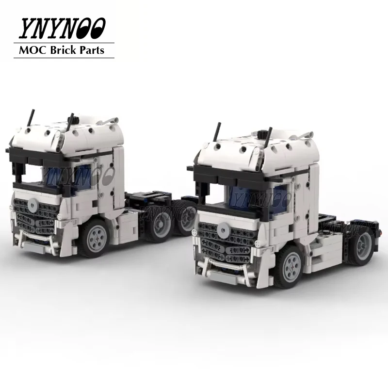 

MOC Customed Actros Tractor 4X2 6X2 Truck Unit Engineering Vehicle Fit for Building Blocks Truck Model Bricks Kit Adults Gifts
