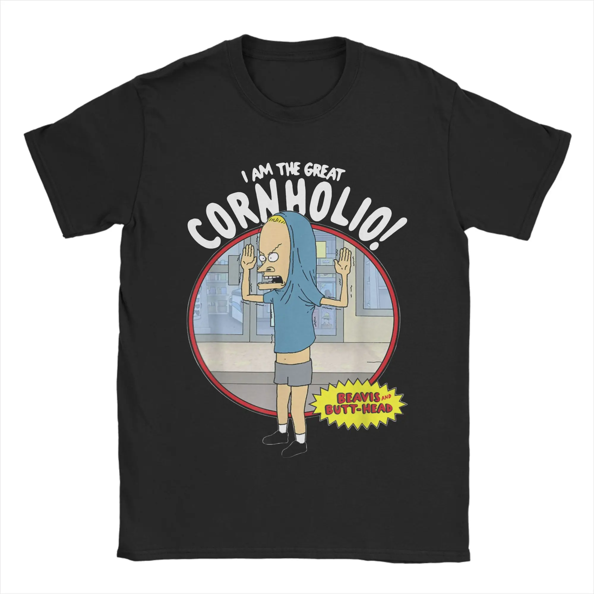 Beavis and Butthead T Shirts 100% Cotton Cool T-Shirt Dont Tread on Me Rattle Snake Flag Tee Shirt Short Sleeve Clothes 6XL