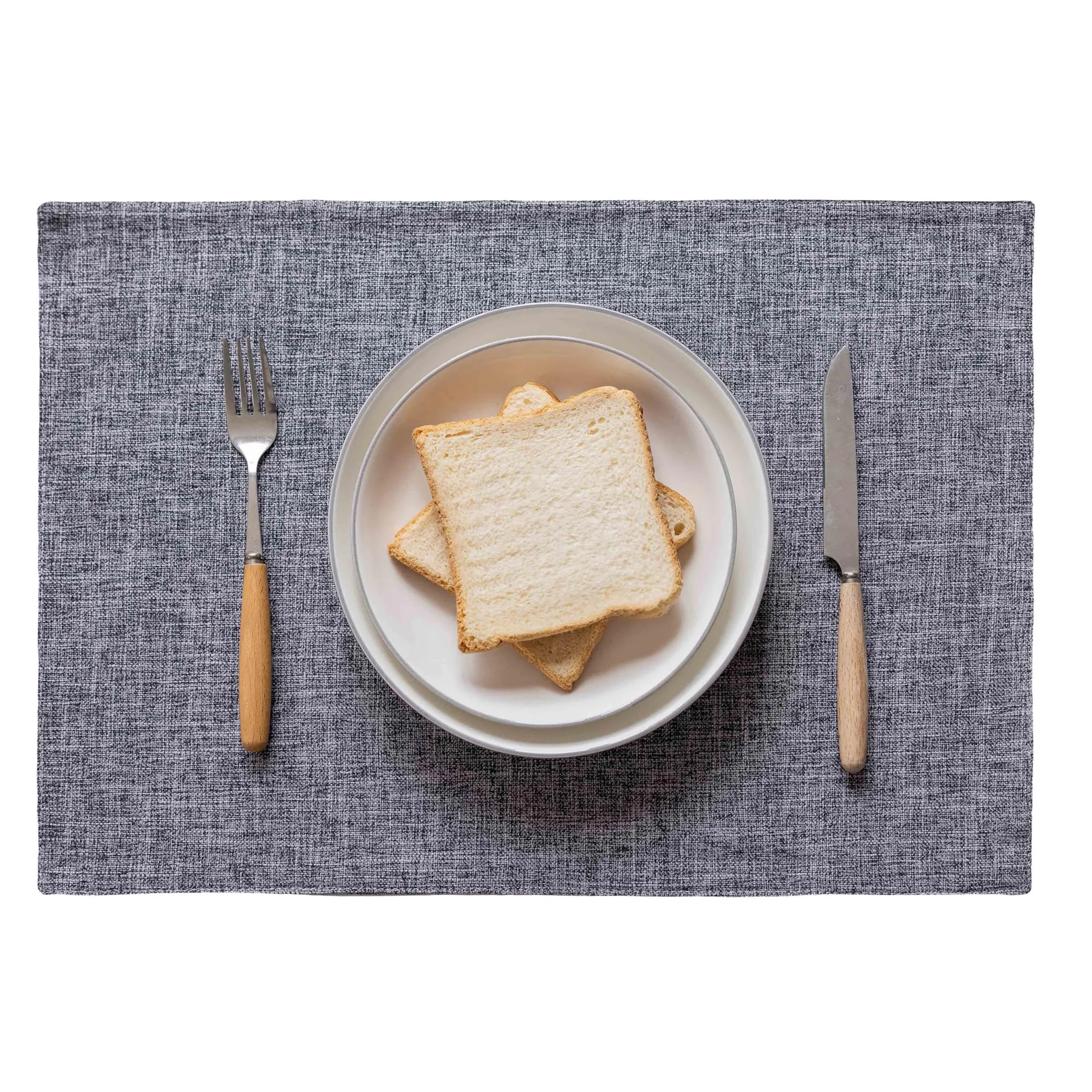 

Linen Placemats Heat Resistant Washable Placemats for Parties Buffet Dinner, 13 x 19 inches