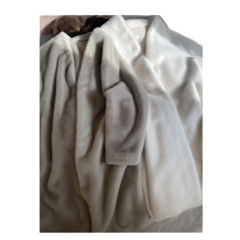 Long Coats Women Faux Fur Jackets Y2k Streetwear V Neck Coat Thick Warm Jacket Elegant Work Outerwear Autumn Winter 2025