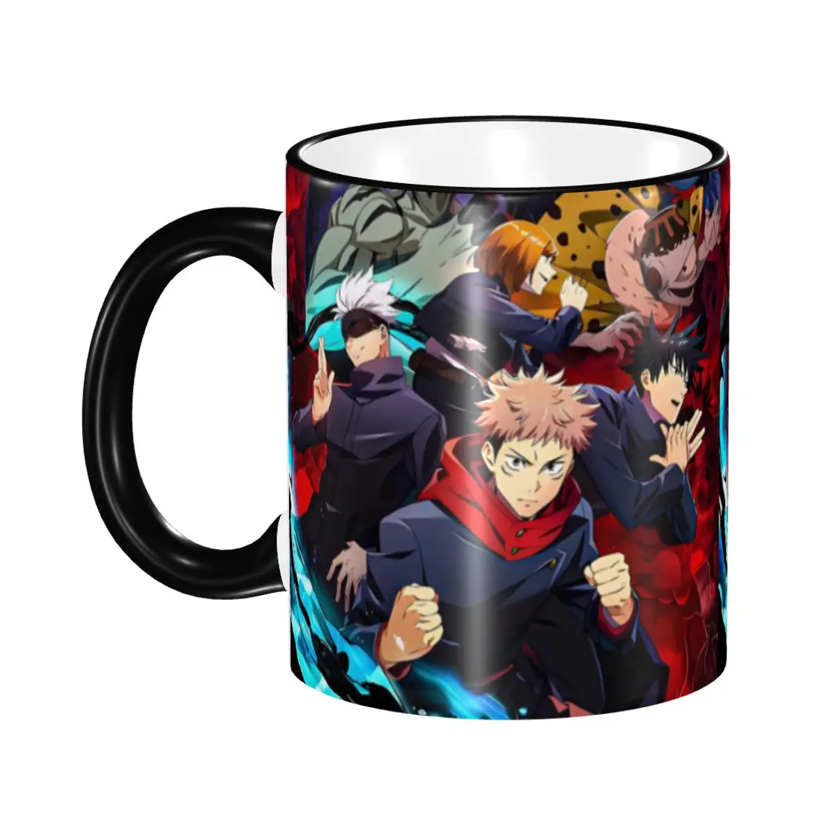 

Personalized J-Jujutsus K-Kaisens Coffee Mugs DIY Cartoon Manga Classic Movie Ceramic Milk Tea Cups