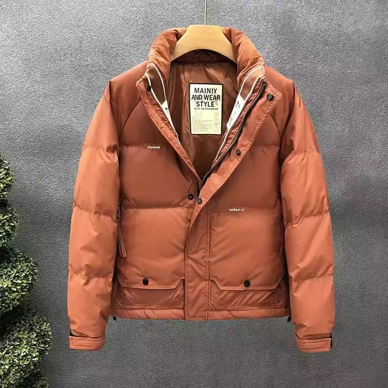 Winter Unten Jacke Männer Luxus Hohe Qualität Weiße Ente Unten Mantel Warme Coldproof Winddicht Windjacke Zipper Jacke Business Mantel