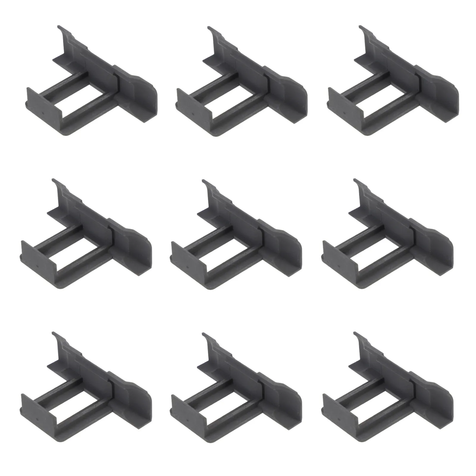 10Pcs Solar Panel Water Drainage Clip ABS Material Auto Remove Stagnant Water Long Life Uv Resistant High Low Temperature