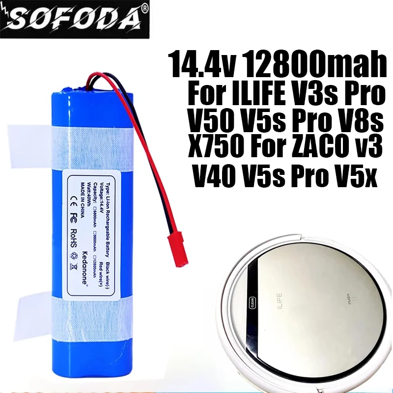 Оригинальный аккумулятор для ILIFE, аккумулятор для планшетов, детской, V3s Pro V50 V5s Pro V8s V80 Max B5 Max S5 Pro X750