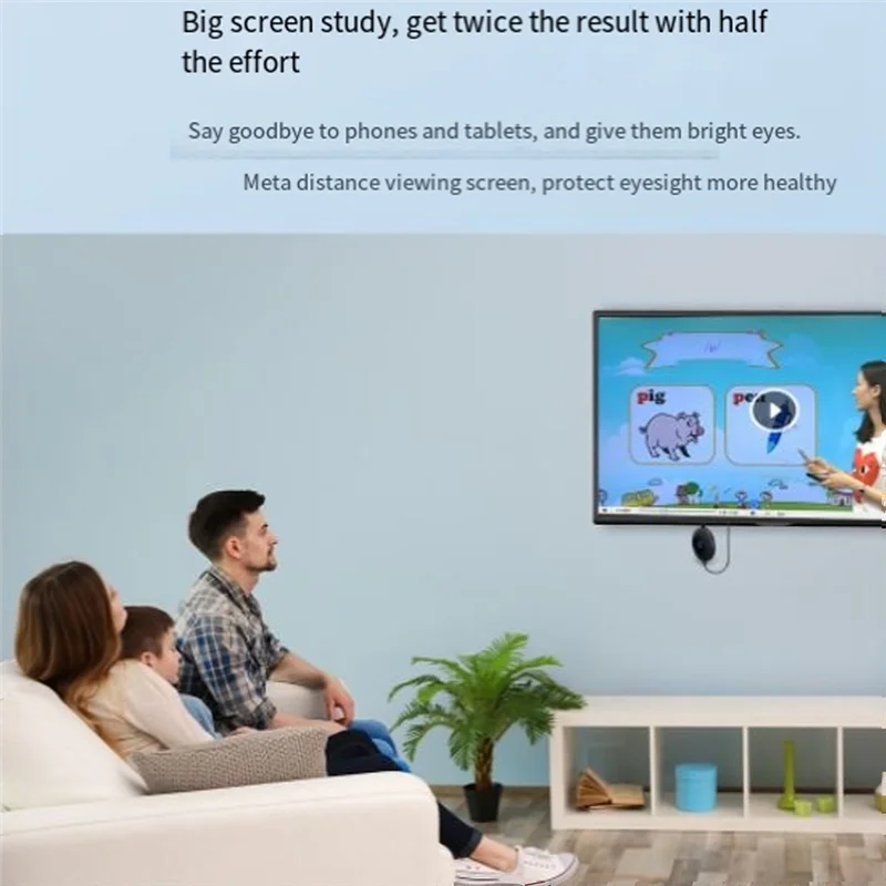 

M16K-Wireless Display Adapter Wifi Screen Cast Mirroring Media Streaming Receiver For Phone/PC/Tablet To Display TV Projector Du