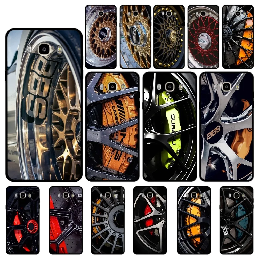 BBS Car Rim Wheel Hub Phone Case For Samsung J 7 plus 7core J7 neo J6 plus prime J6 J4 J5 Mobile Cover