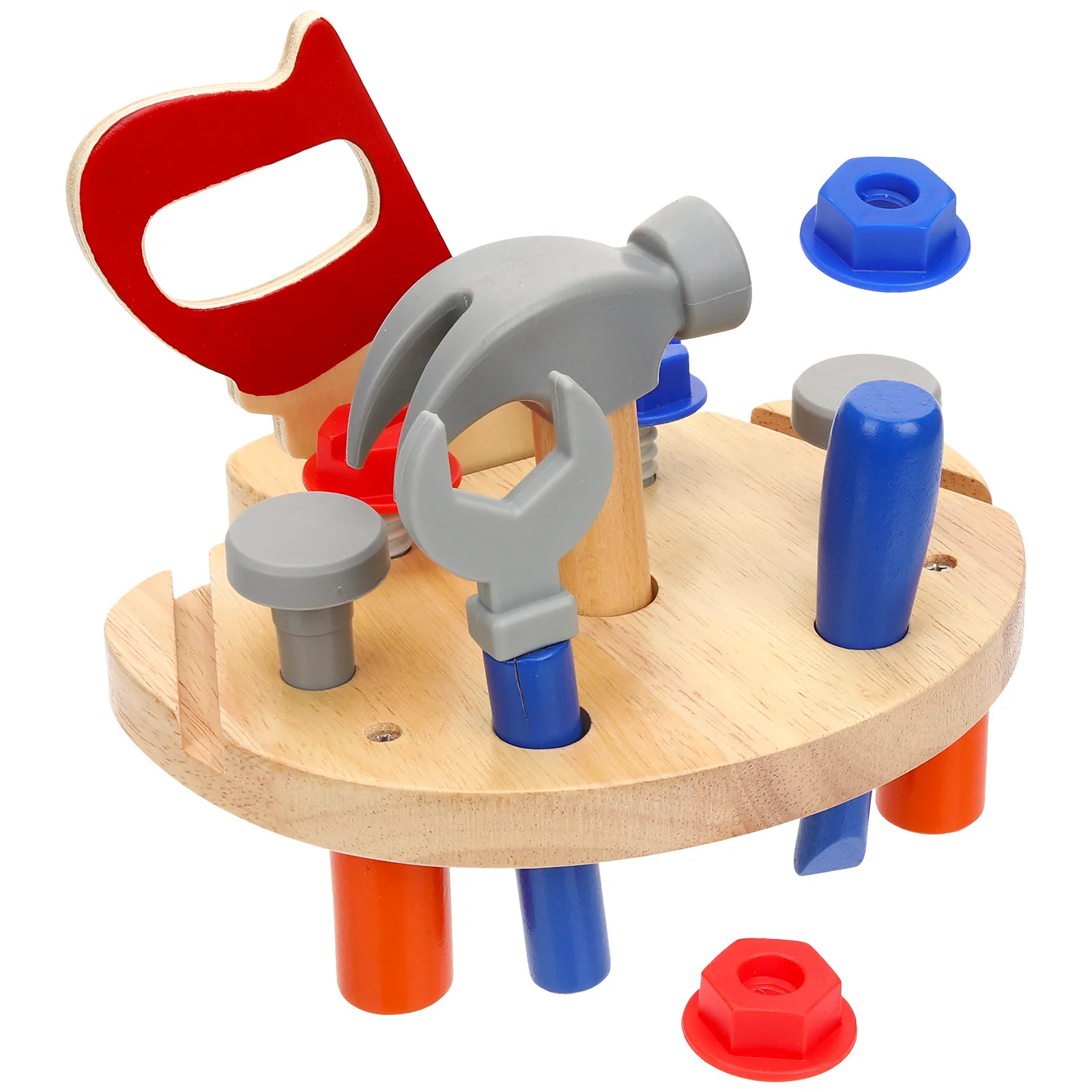 

1Set Kids Repairing Kit Colorful Role Play Woodworking Educational Set Early Learning Pretend Play Simulation Repair Tools