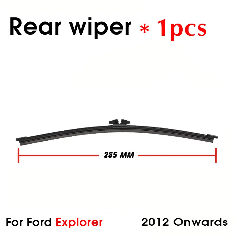 BROSHOO Windshield Windscreen Wiper Blades For Ford Explorer 2011 2012 2013 2014 2015 2016 Front Rear Window Wiper 26\