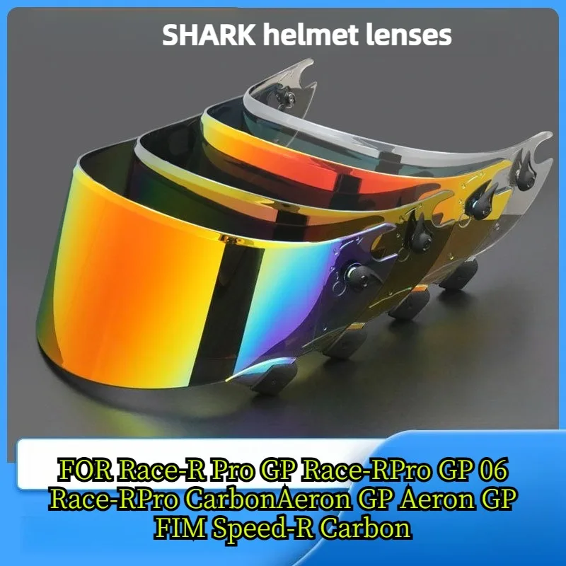 Visor for SHARK Race-R Pro Aeron GP Speed-R Carbon Helmet Lens High Definition Protective Mirror Windproof & UV Resistant