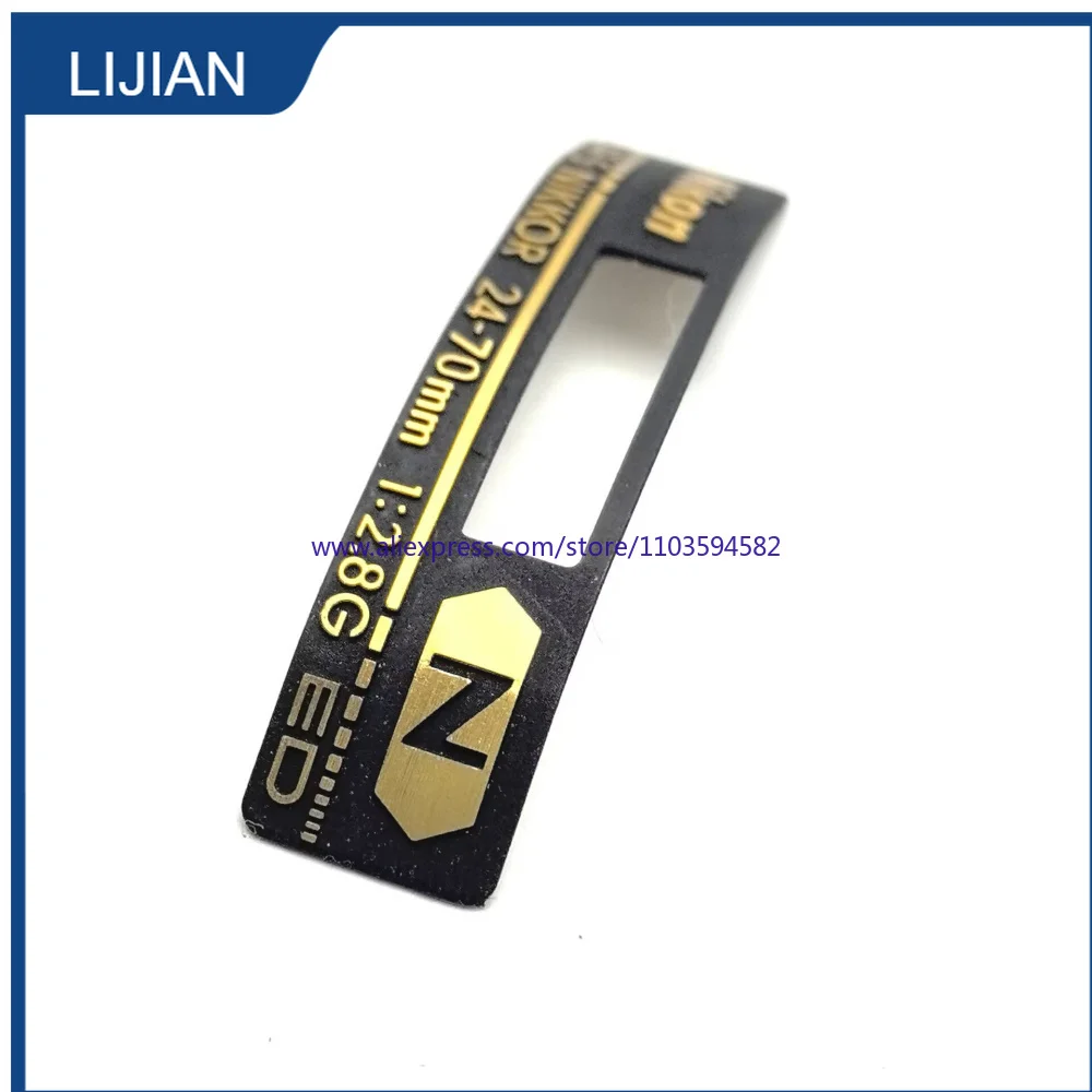 

Brand New Number Logo LOGO Nameplate Label Replacement for Nikon AF-S Nikkor 24-70mm 24-70 mm f/2.8G ED Camera Repair Part